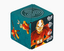 The Shashibo Avatar Air is a colorful, cube-shaped interactive fidget toy featuring illustrations of characters from the Avatar series, including Aang and his companions. The cube has intricate designs, including airbending symbols, and can transform into various shapes, providing endless creative possibilities for users.