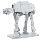 The ICONX Imperial AT-AT model by Fascinations is a detailed DIY kit showcasing the iconic Star Wars walking vehicle. The model features intricate design elements, including articulated legs and a spacious body. This stunning replica is perfect for enthusiasts and collectors who enjoy assembling unique models.