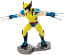 A beautifully detailed Metal Earth DIY kit featuring Wolverine from Marvel. The model showcases Wolverine in his iconic yellow and blue costume, with extended claws and a dynamic pose on a rocky base. Perfect for collectors and Marvel fans, this metal model combines artistry and engineering for hours of enjoyable assembly.