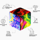 Shashibo: HG Cosmos is a vibrant mechanical puzzle featuring a colorful matte finish with star patterns. It combines 36 rare earth magnets, allowing users to create various shapes. This engaging puzzle promotes creativity, learning, and stress relief through tactile interaction. Ideal for both kids and adults, it offers a unique hands-on experience.