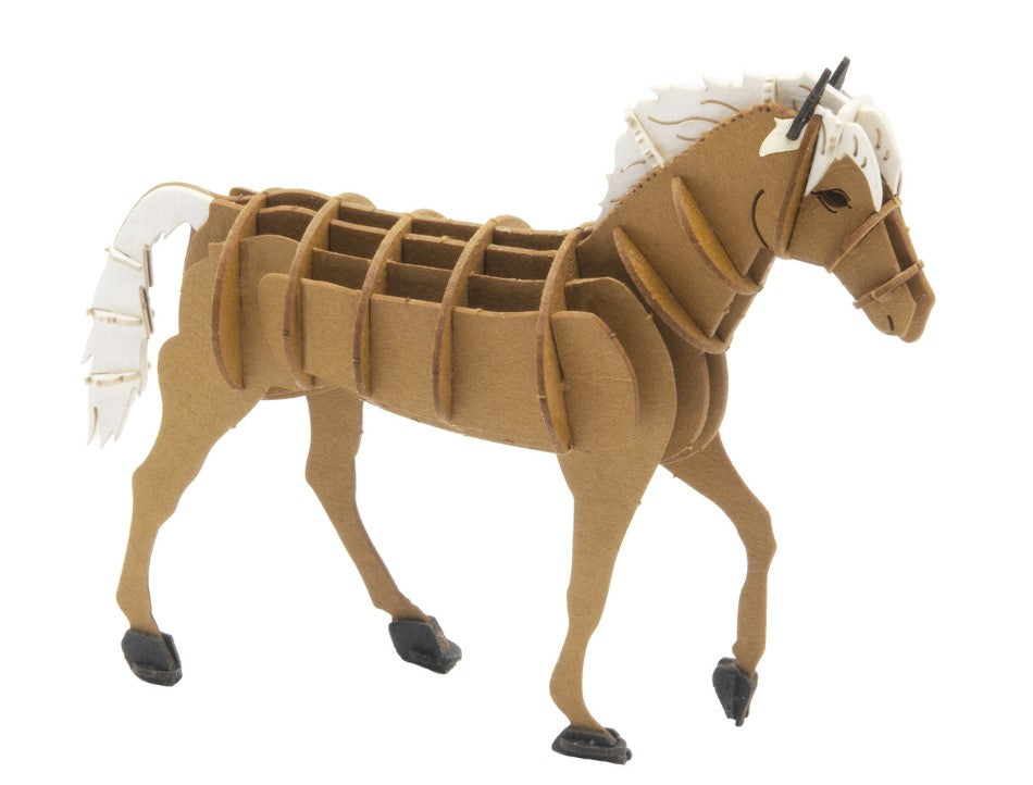 3D Paper Model Haflinger Horse