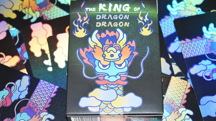 The King of Dragon Holographic Playing Cards