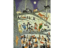 A whimsical jigsaw puzzle titled 'A Resounding Success' by Liberty Puzzles. The vibrant illustration features a lively gathering of various cats playing instruments and enjoying a festive atmosphere among trees under a moonlit sky.