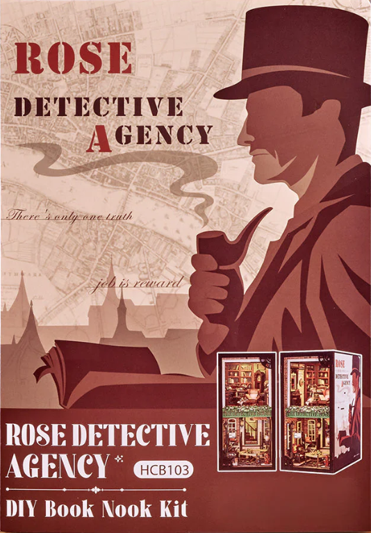 Rose Detective Agency Bookend