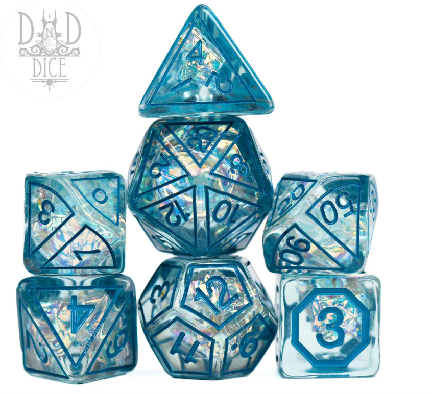 Crypto Mint 7pc RPG Dice Set