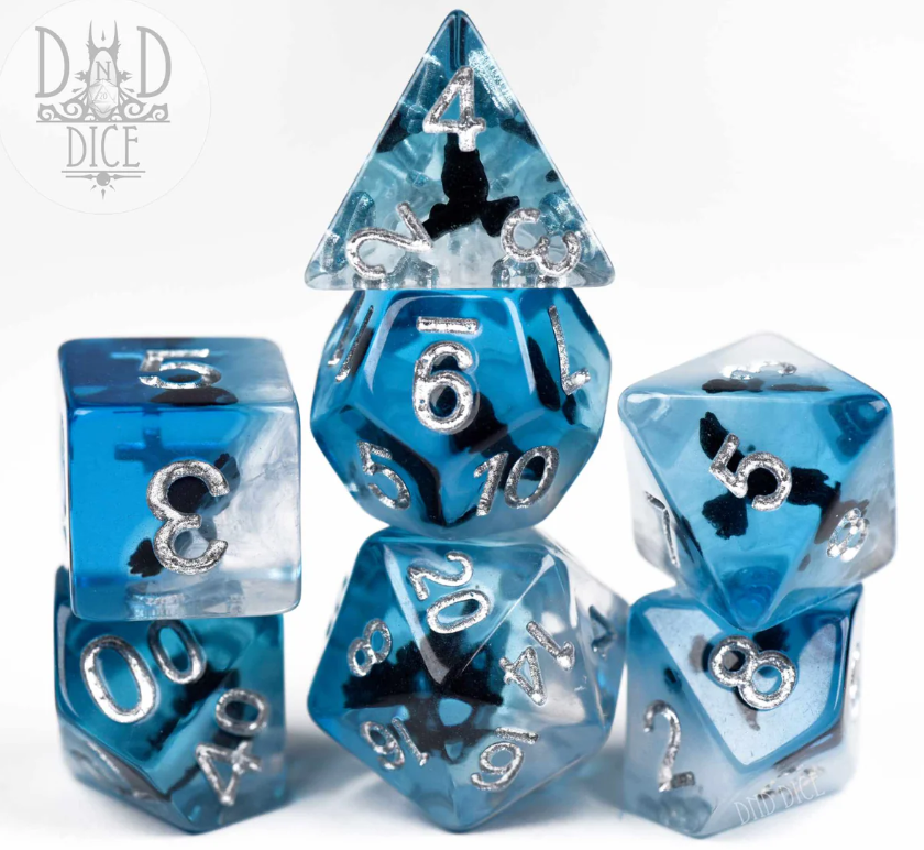 Dark Wings 7pc RPG Dice Set