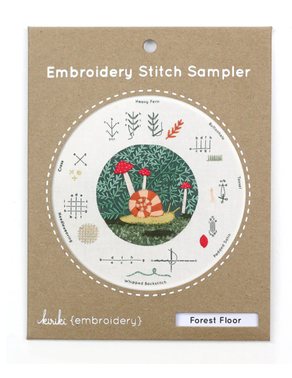 Forest Floor Embroidery Stitch