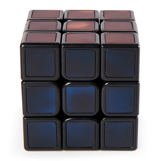 The Rubik's Phantom Cube by Spin Master is a sleek mechanical puzzle featuring a unique design with dark, semi-reflective squares. Its mysterious appearance challenges users to solve the cube, offering an engaging and stimulating brain teaser experience.