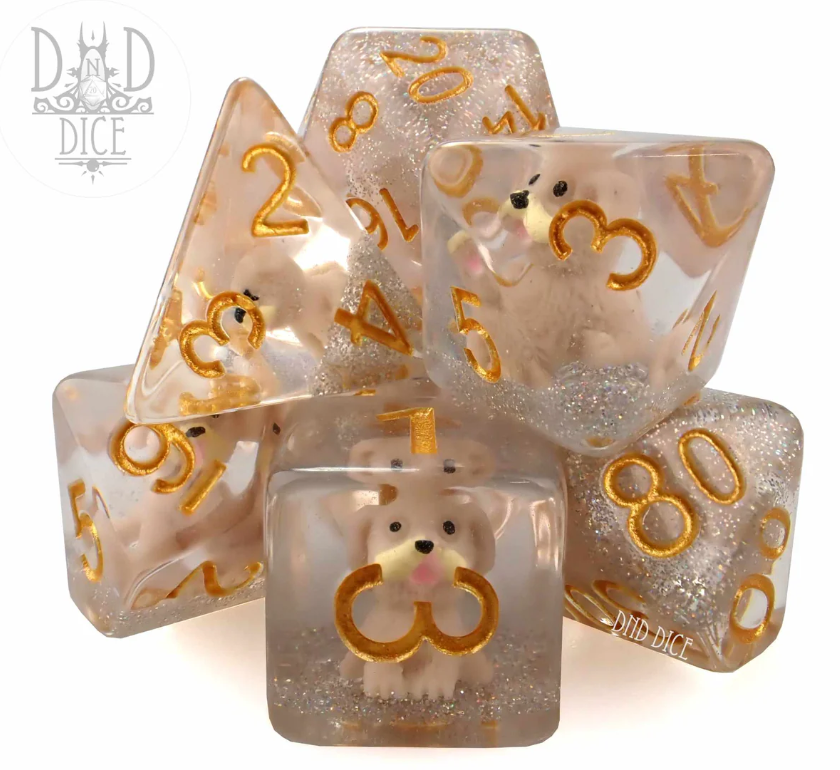 Go Fetch 7pc RPG Dice Set