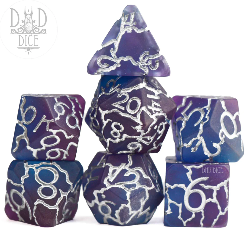 Chain Lightning 7pc RPG Dice S