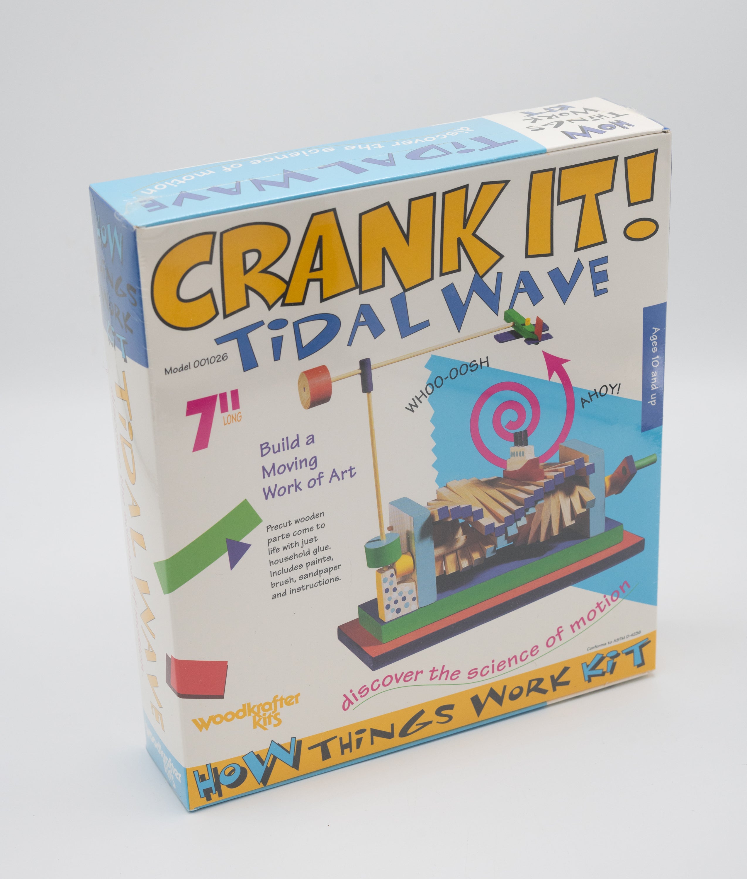 Crank it Tidal Wave DIY Kit - Build a Moving Art Piece | EurekaPuzzles