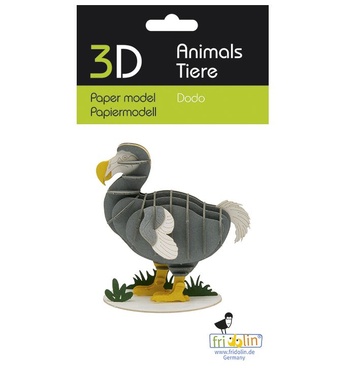 3D Paper Model Dodo