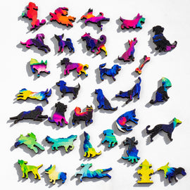 Dog Pack Wooden Puzzle