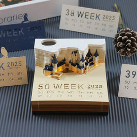 2025 Magical Wizard Castle Calendar & Memo Pad