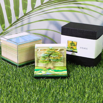 2025 Green Marriage Tree Calendar & Memo Pad
