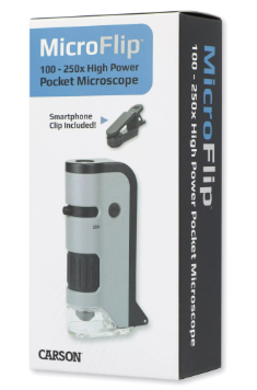 Microflip 100-250x Pocket Microscope