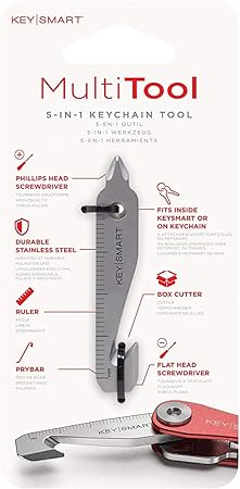 MultiTool 5-in-1 Keychain Tool