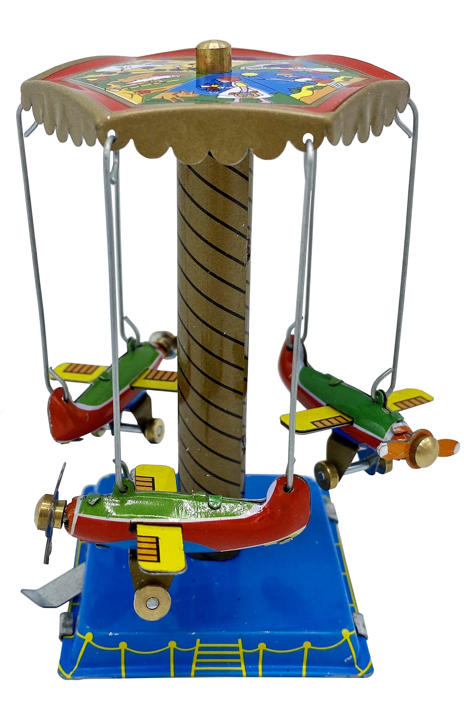 TIN AIRPLANE CAROUSEL