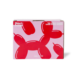 Magenta Balloon Dog Candle