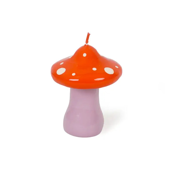 Red Mushroom Candle