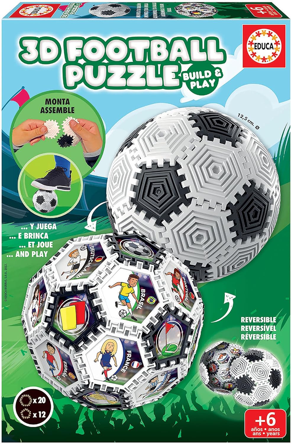 3D Soccer Ball Puzzle