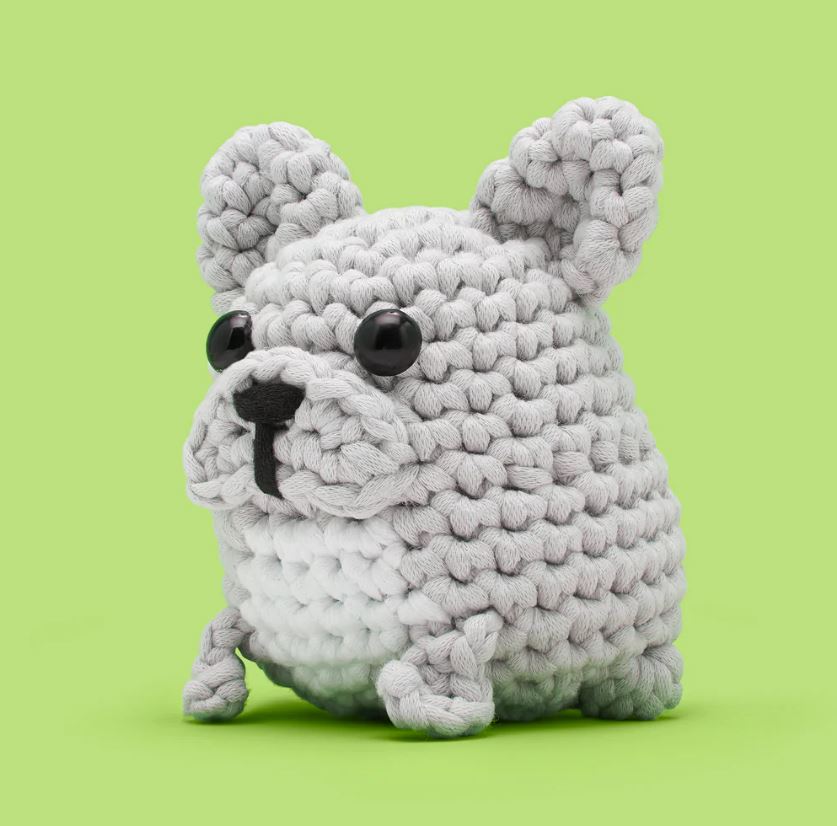 Hugo the French Bulldog Beginner Crochet Kit