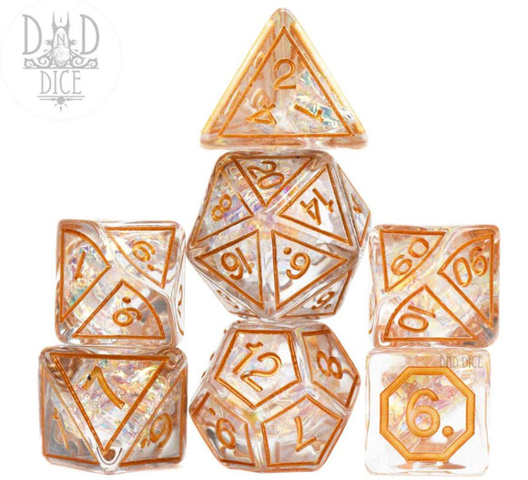 Crypto Currency 7pc RPG Dice Set