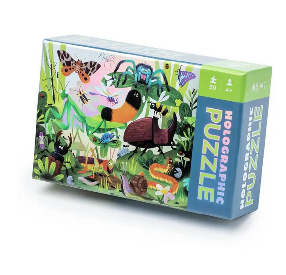 Backyard Bugs: 50pc Holographic Puzzle