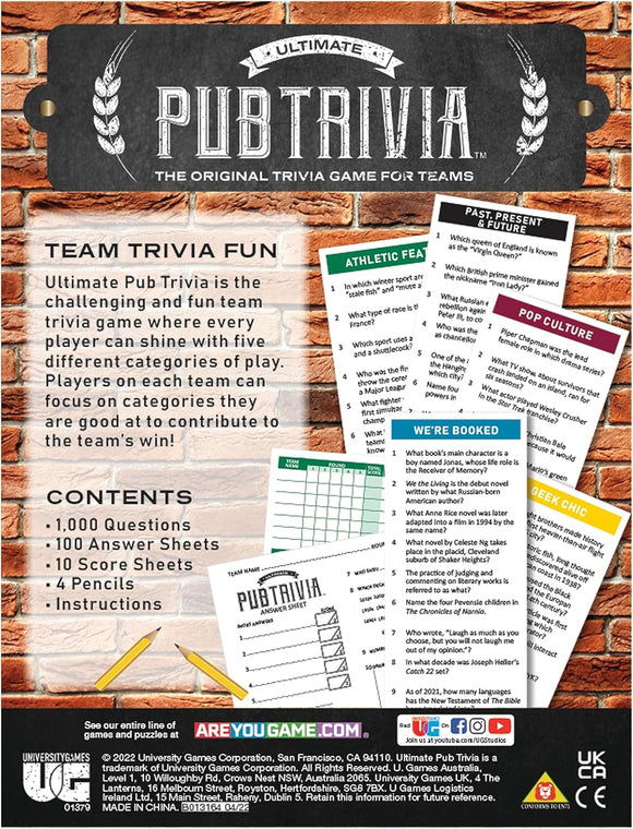 Ultimate Pub Trivia Travel Edition