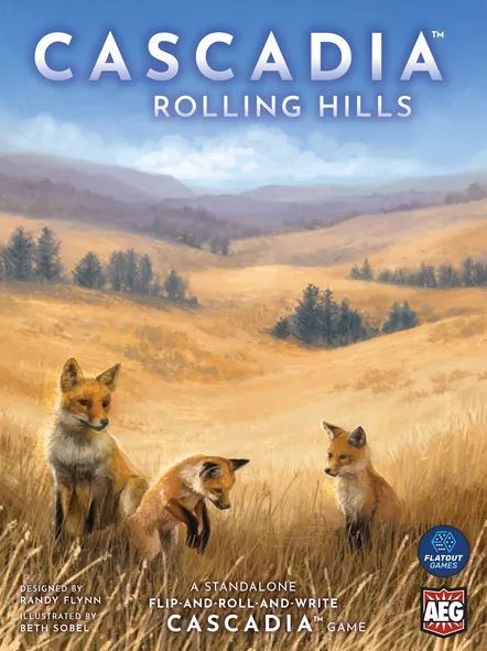 Cascadia: Rolling Hills a Standalone Flip-and-Roll-and-Write Game