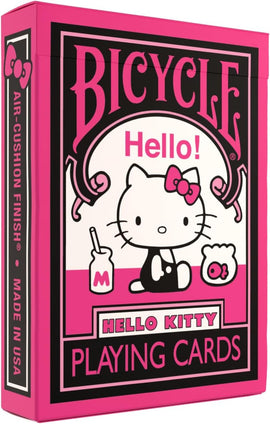 Bicycle Hello Kitty Black and Pink playing cards box