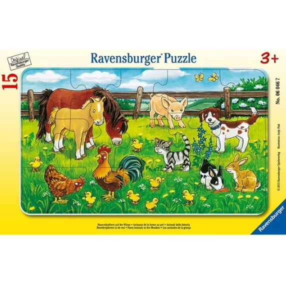 Farm Animals in the Meadow