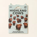 Highland cow paper kit packaging
