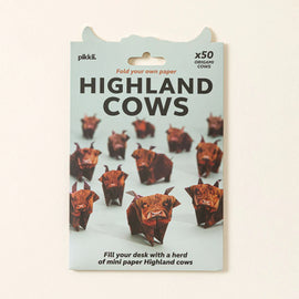 Highland cow paper kit packaging