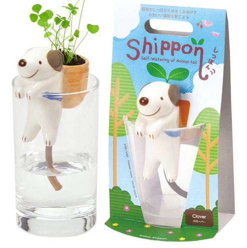 Shippon Dog Plant Pot - Clover