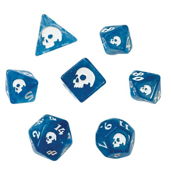 Frost Plague 7pc D&D Dice Set