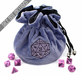 Big Fuzzy Dice Bag: Blue