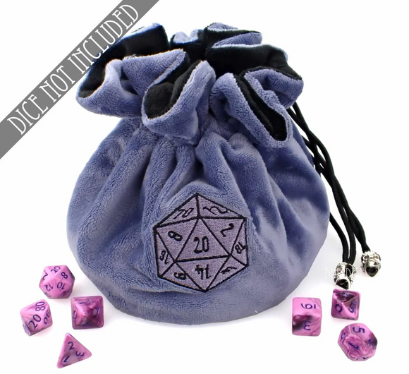 Big Fuzzy Dice Bag: Blue