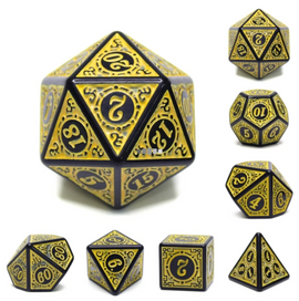 Magic Flame: Yellow RPG Dice Set