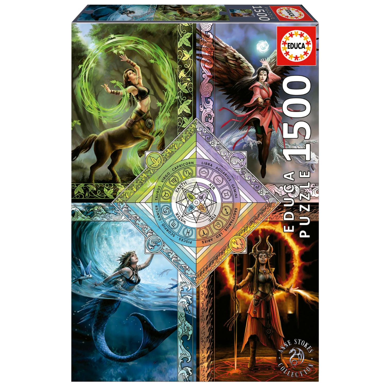 Elemental Magical Star Chart | EurekaPuzzles
