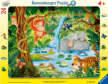 Tray Puzzle: Jungle Friends