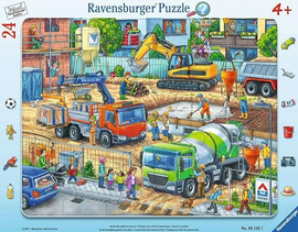 Tray Puzzle: Construction Zone (german)