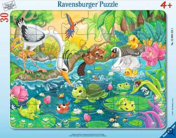Tray Puzzle: Summer at the Pond