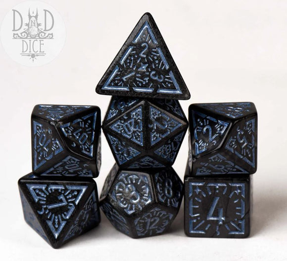 Eternal Night 7pc RPG Dice Set