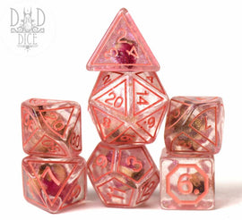 Crypto Rose 7pc RPG Dice Set
