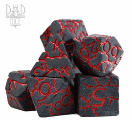 Molten Mantle 7pc RPG Dice Set