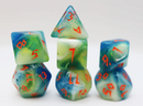 Scratched Clouds 7pc RPG Dice