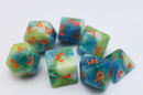 Scratched Clouds 7pc RPG Dice