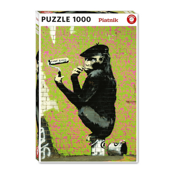 1000 pc, Banksy, Roller Chimp