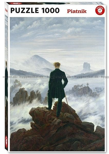 1000 pc, C. D. Friedrich, Wanderer Above the Sea of Fog